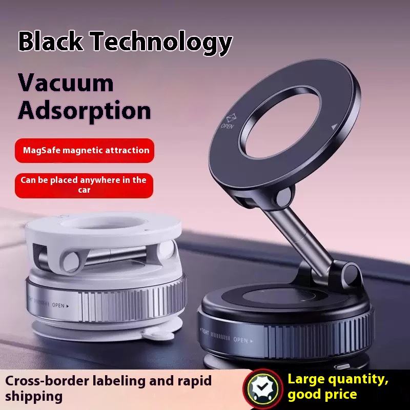 Alloy Magnetic Mobile Phone Holder for Instrument Panel-Foldable Stand with 360° Rotation & Adjustable Height Durable & Stable | ApexSourc