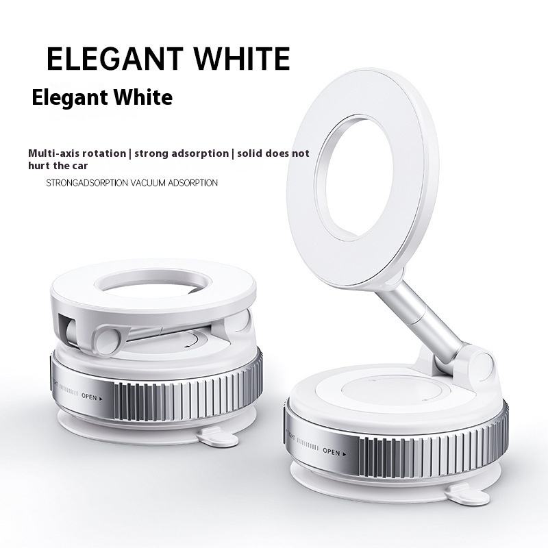 Alloy Magnetic Mobile Phone Holder for Instrument Panel-Foldable Stand with 360° Rotation & Adjustable Height Durable & Stable | ApexSourc